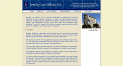 Desktop Screenshot of bentleylawfirm.com